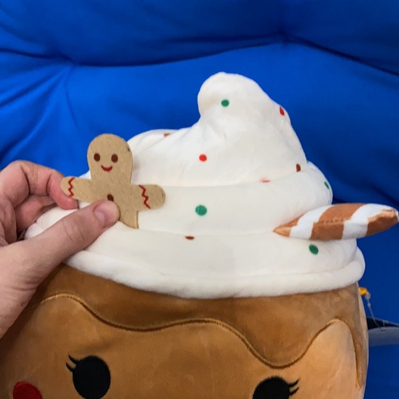 Original Squishmallows Named Ginger Size 11 “ Inch Gingerbread Latte NWTS - Picture 3 of 11